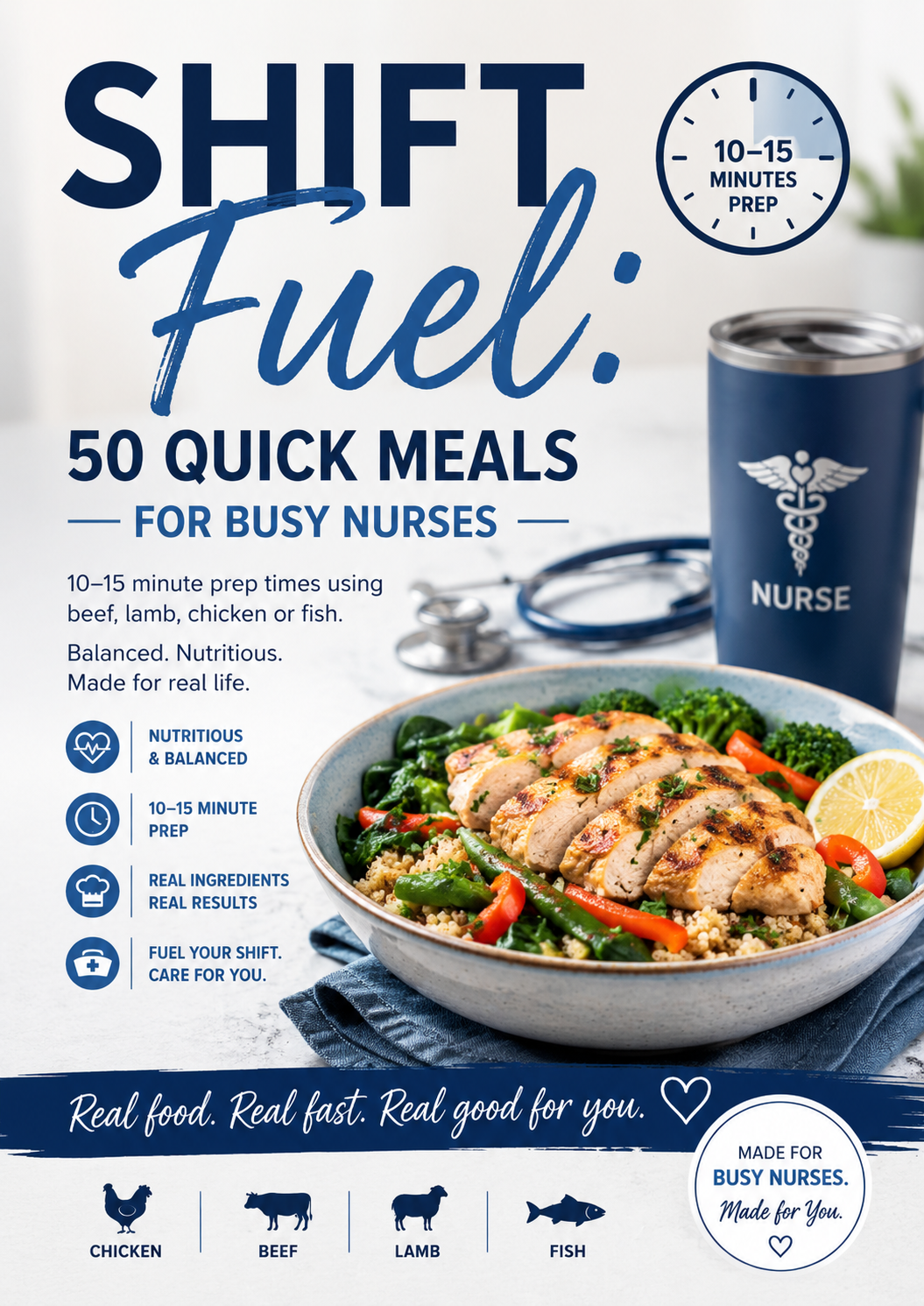 Shift Fuel: 50 Quick Meals for Busy Nurses